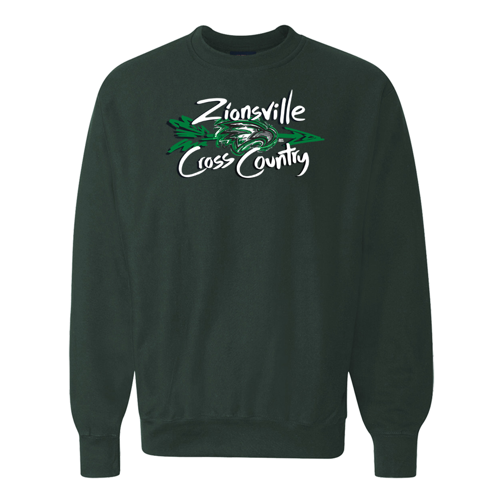 Zionsville Eagles Cross Country Pro-Weave Crewneck