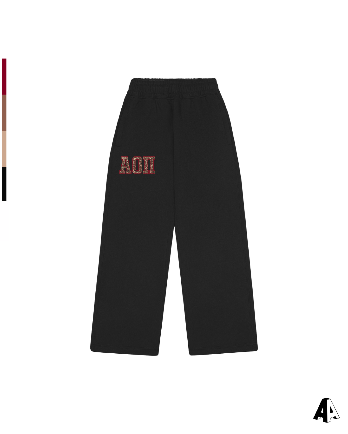Cheetah Black Sweatpants