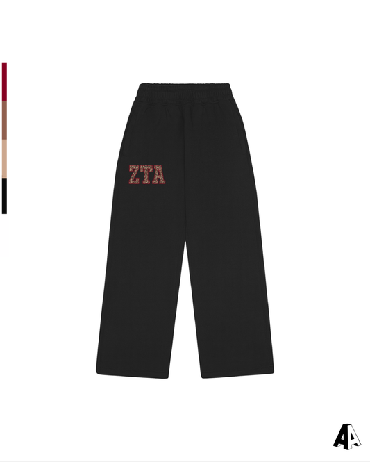 Cheetah Black Sweatpants