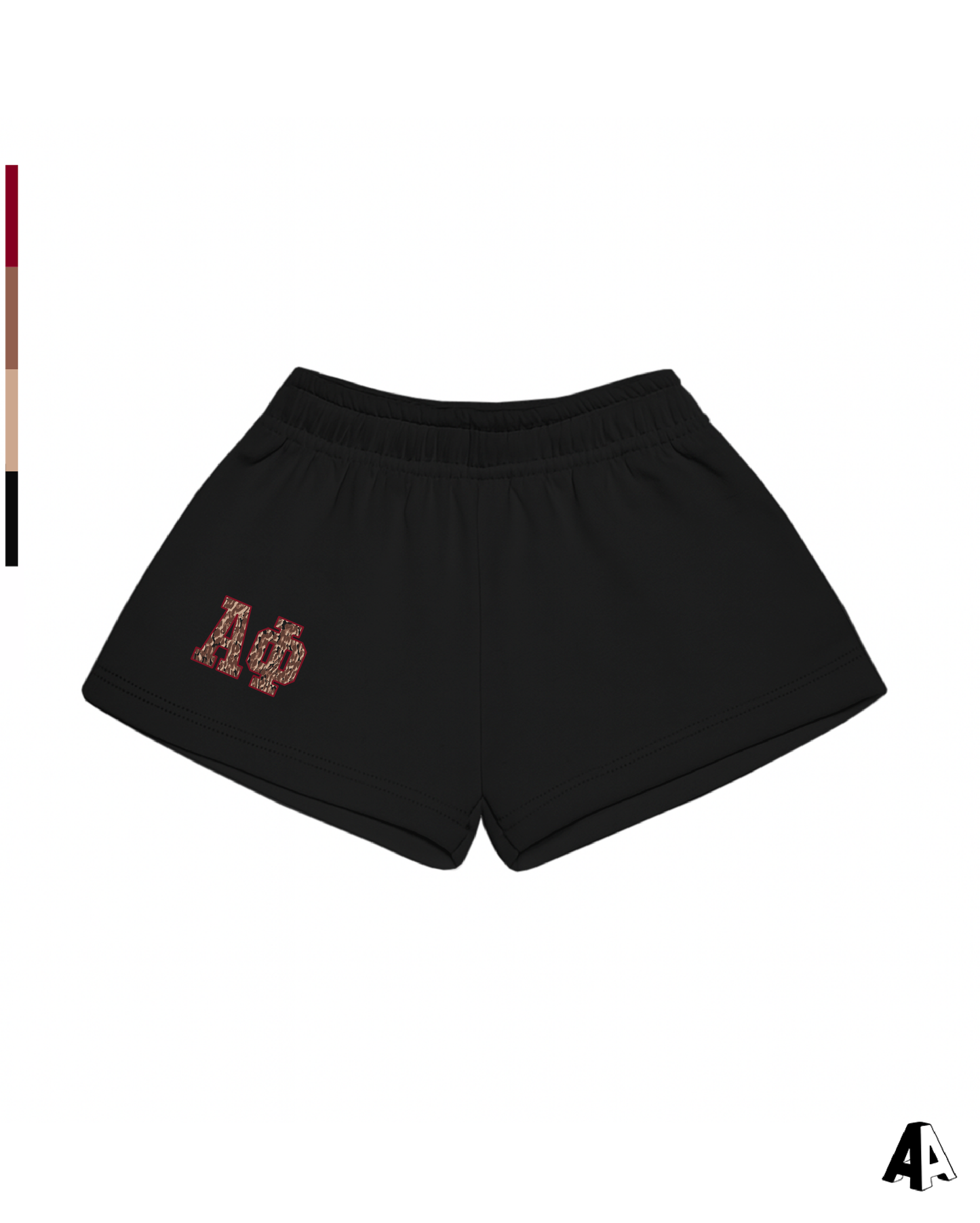 Cheetah Black Shorts