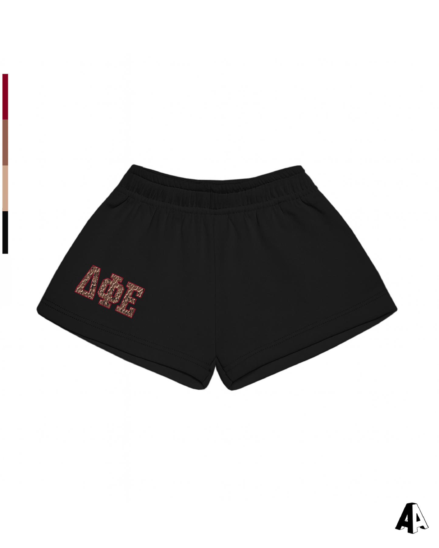 Cheetah Black Shorts