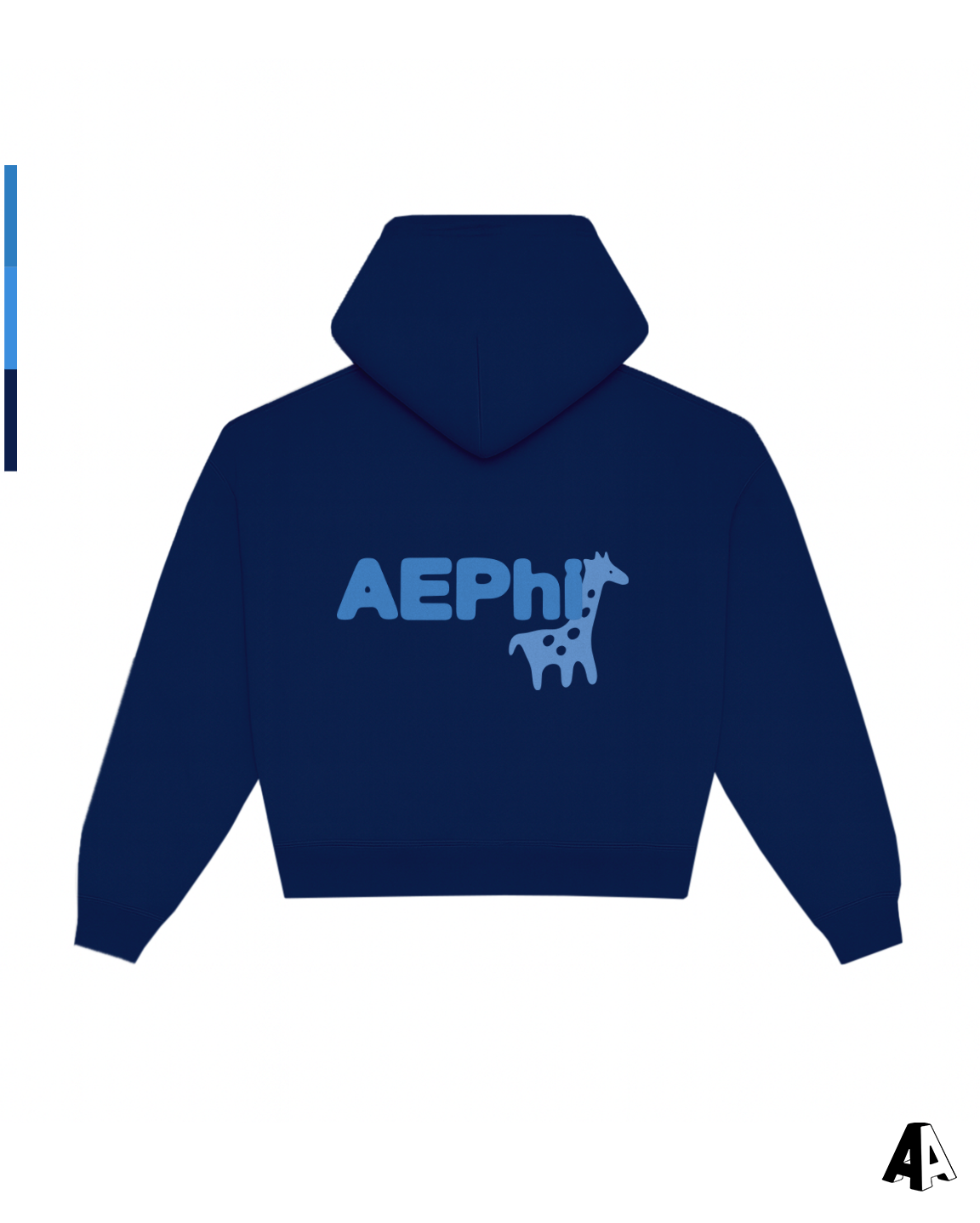Free Spirit Navy Hoodie - Alpha Epsilon Phi - back