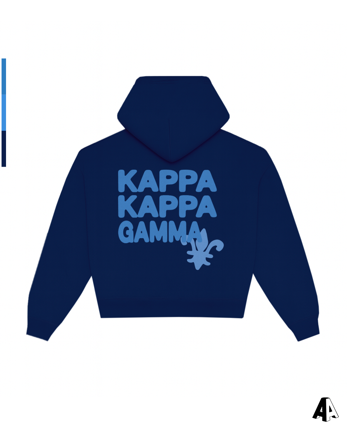 Free Spirit Navy Hoodie - Kappa Kappa Gamma - back