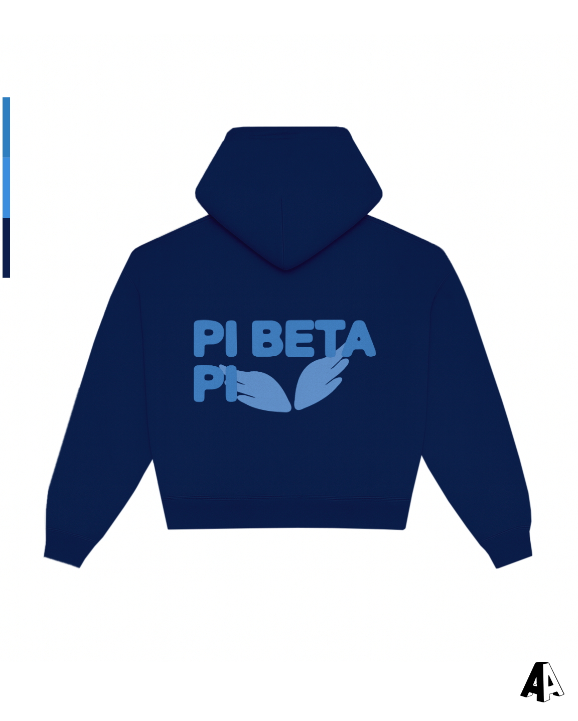 Free Spirit Navy Hoodie - Pi Beta Phi - back