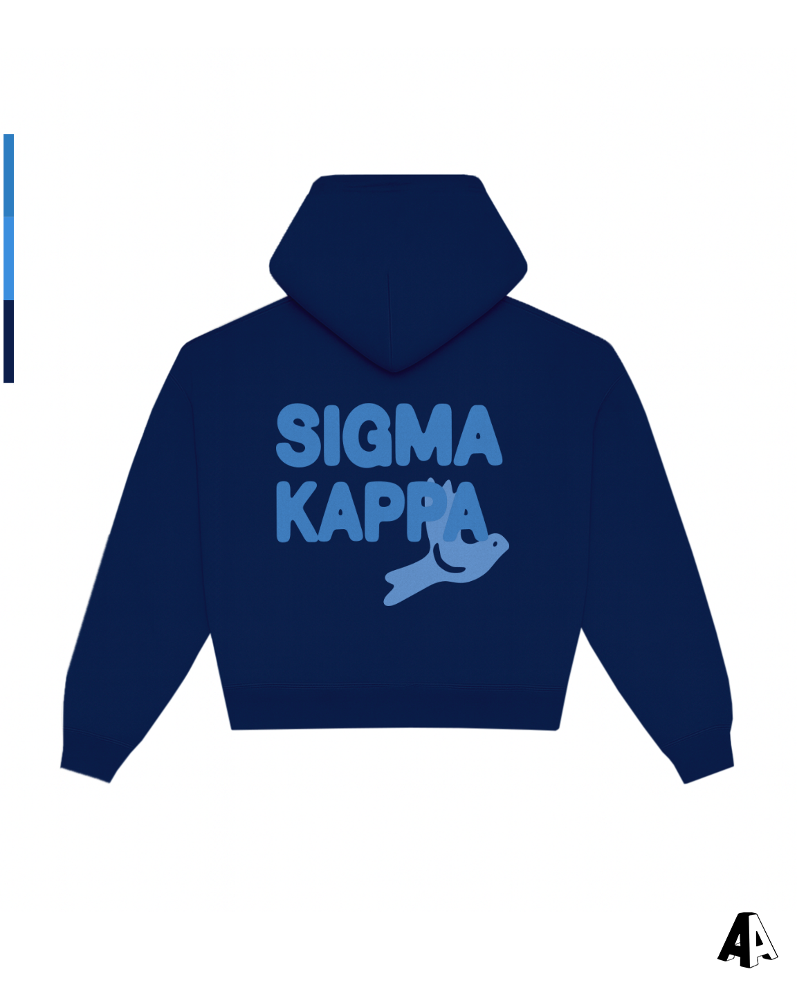 Free Spirit Navy Hoodie - Sigma Kappa - back