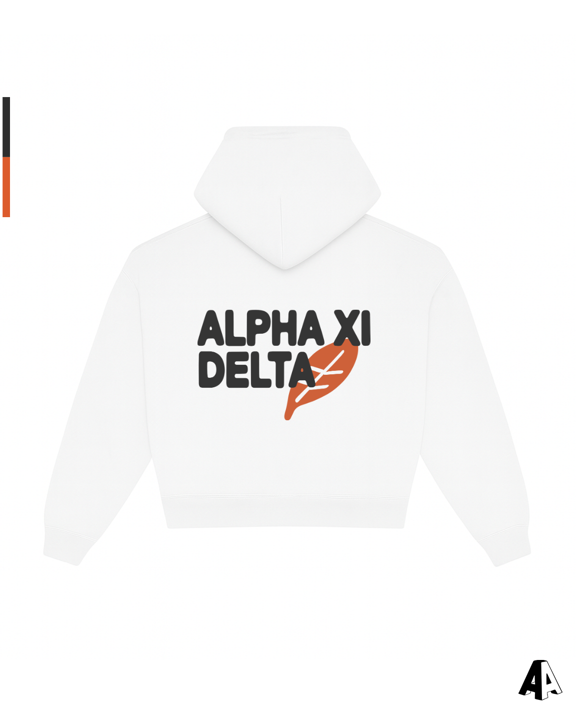 Free Spirit White Hoodie - Alpha Xi Delta - back