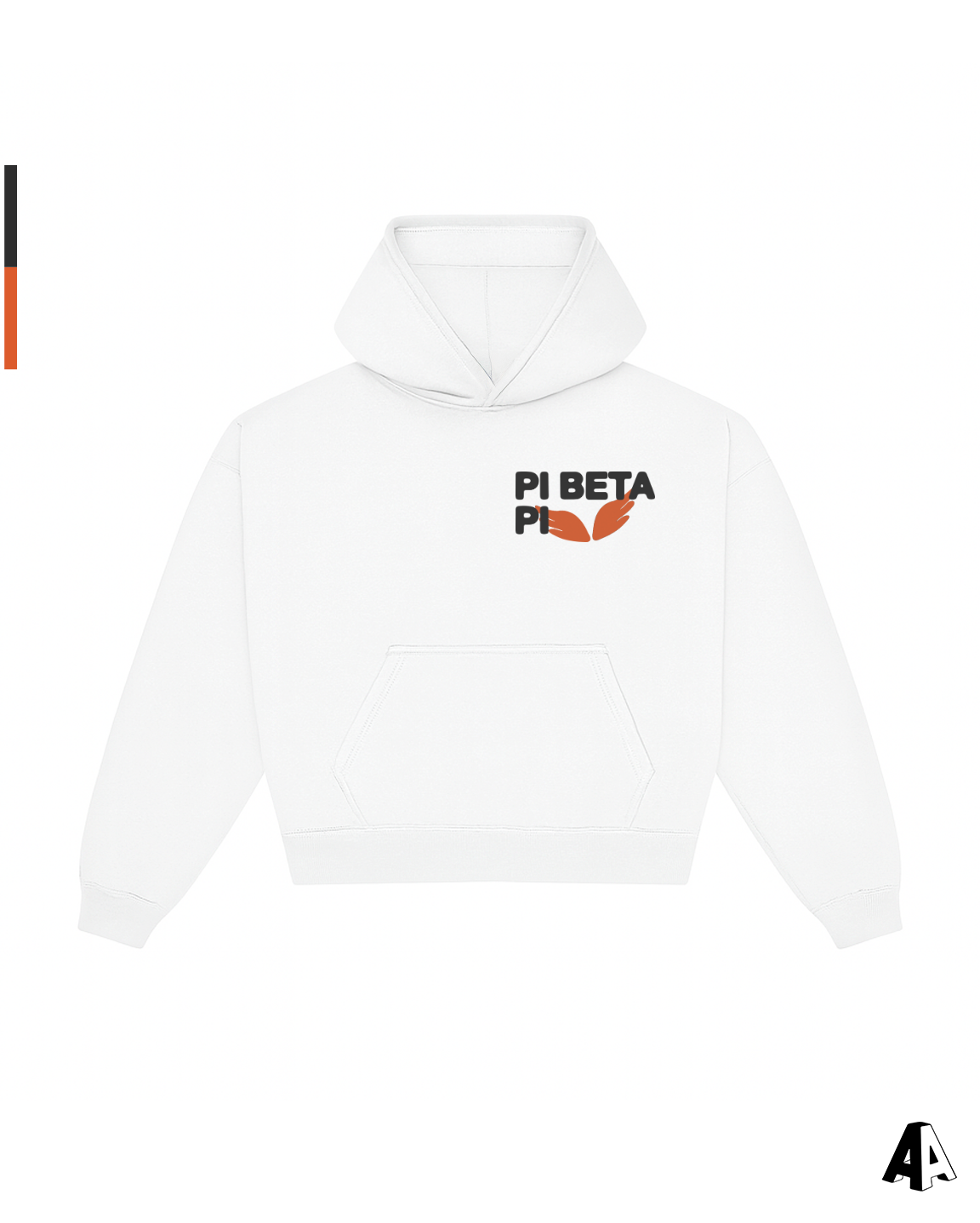 Free Spirit White Hoodie - Pi Beta Phi - front