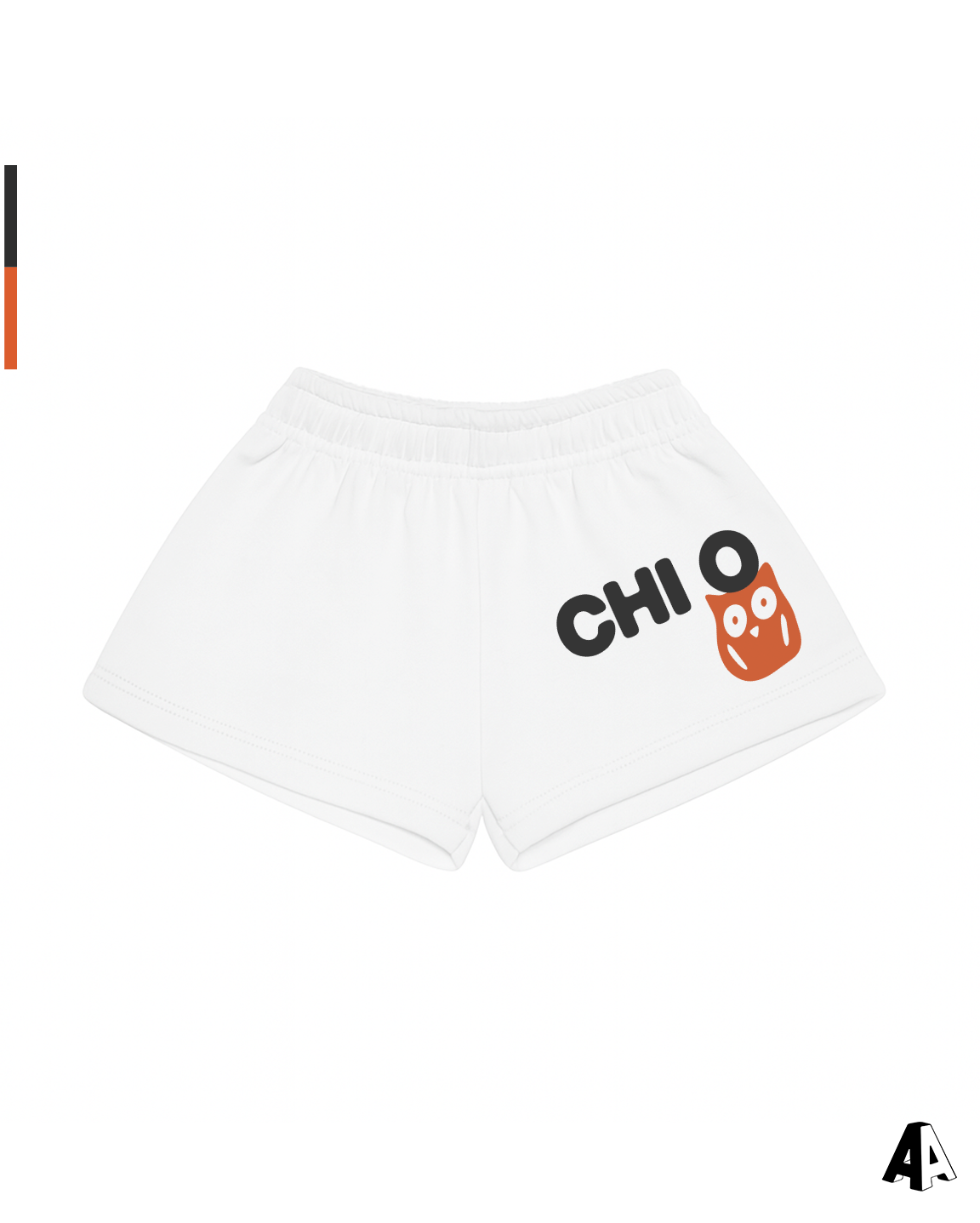 Free Spirit White Shorts - Chi Omega - front