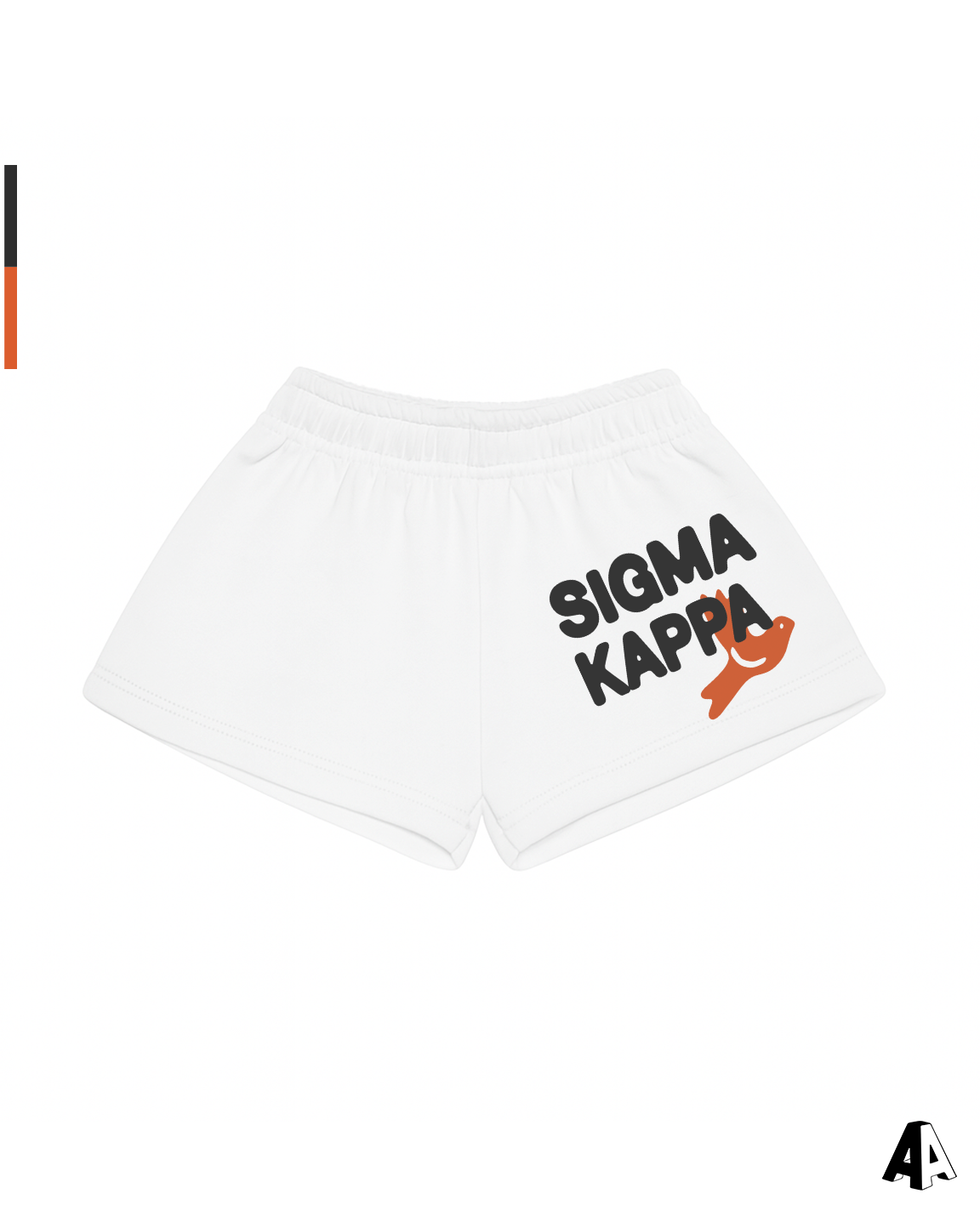 Free Spirit White Shorts - Sigma Kappa - front