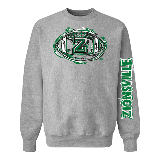 Zionsville Eagles Football Pro-Weave Crewneck